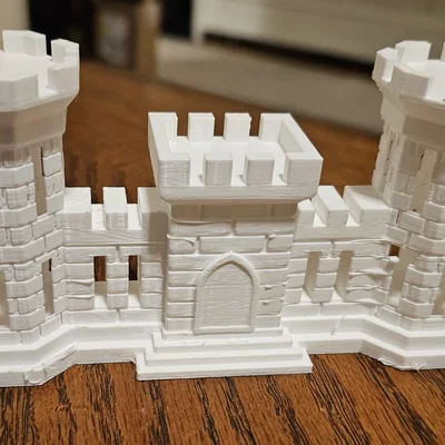 Mô hình lâu đài biểu tượng US Army Engineer Castle in 3D
