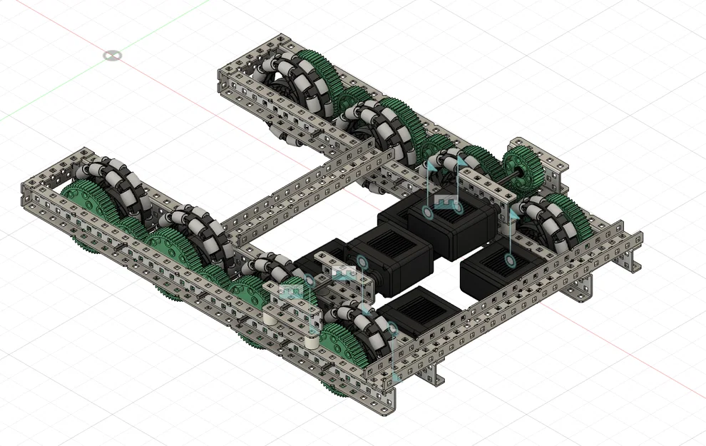 Thiết kế khung gầm robot VEX 6 động cơ (VEX V5 Chassis Layout) - Image 2