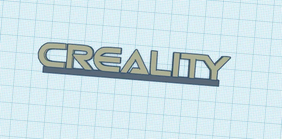 Mô hình logo CREALITY 3D để bàn độc đáo - Image 1