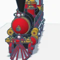 Mô hình đầu tàu xe lửa hơi nước cổ điển (Steam Train) in 3D - Thumbnail 1
