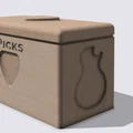 Hộp đựng Guitar Pick có nắp (Guitar Pick Storage Box) - Thumbnail 1