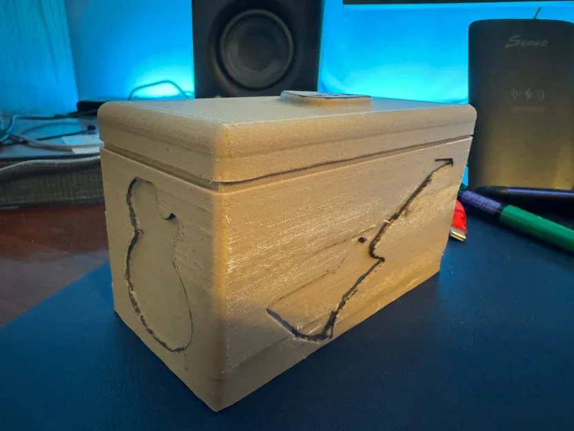 Hộp đựng Guitar Pick có nắp (Guitar Pick Storage Box) - Image 3