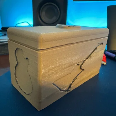 Hộp đựng Guitar Pick có nắp (Guitar Pick Storage Box)