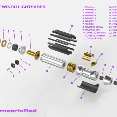 Lightsaber của Mace Windu - Star Wars