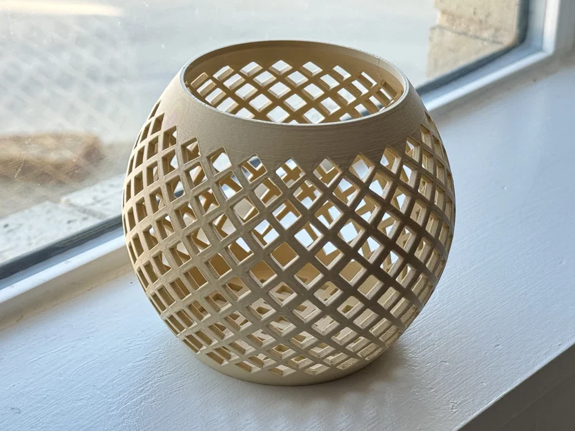 Giỏ trồng lan tròn (Orchid basket, round) - Image 2