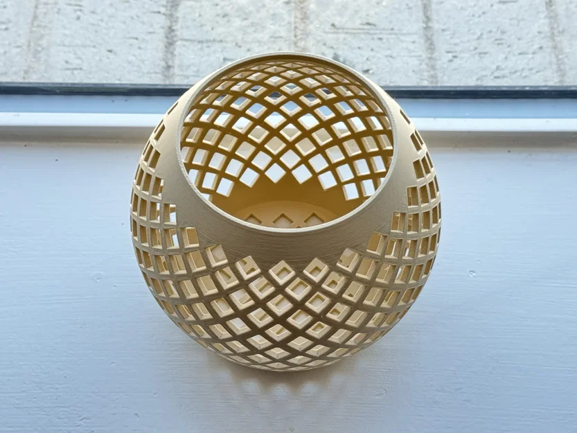 Giỏ trồng lan tròn (Orchid basket, round) - Image 3