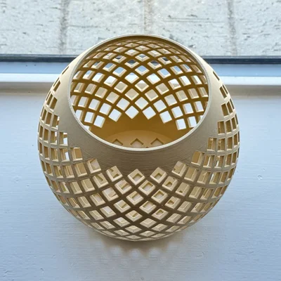 Giỏ trồng lan tròn (Orchid basket, round)