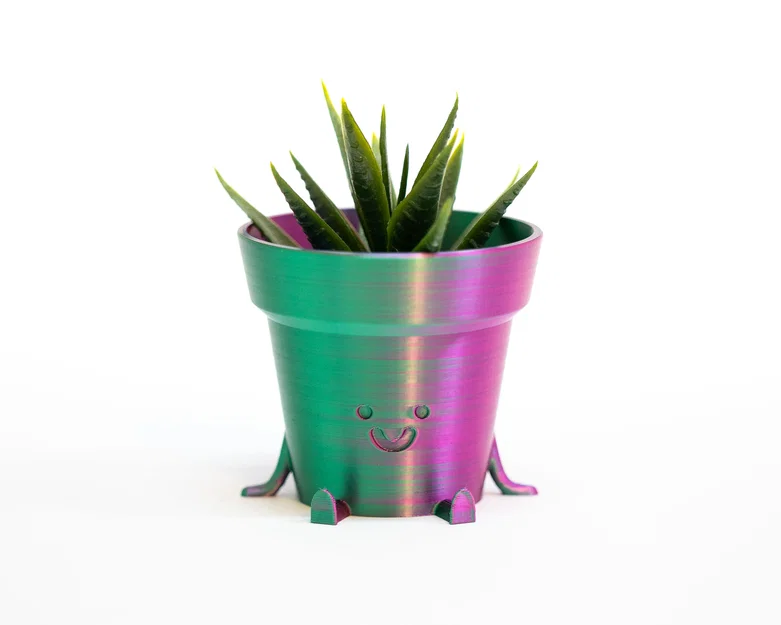 Happy Planter - Chậu cây cảnh 3D mặt cười dễ thương - Image 1