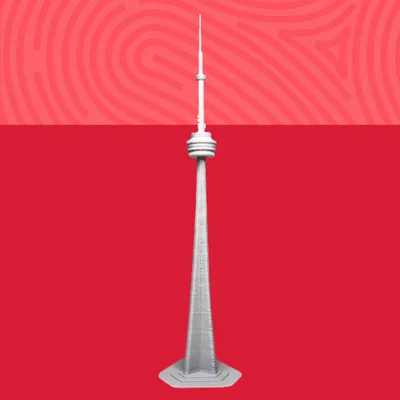 CN Tower - Toronto, Canada (Mô hình in 3D)