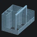 Kệ để bồn rửa chén hình học cho bàn chải, khăn và bọt biển - Thumbnail 4