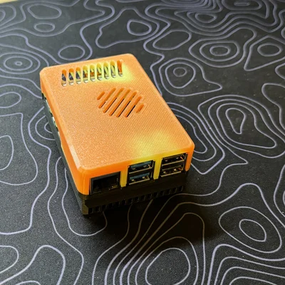 Case Raspberry Pi 5 cho Geekworm X1002 (snap-fit)