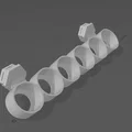 Khay gắn tường Honeycomb đựng lọ sơn 25mm gọn gàng, tiện lợi - Thumbnail 1