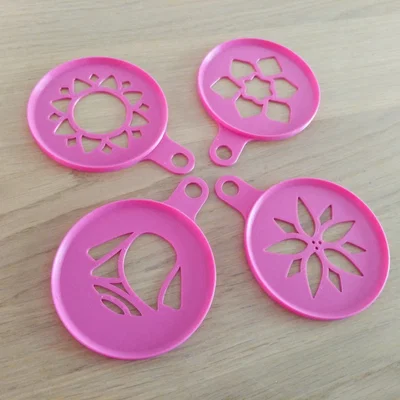 Bộ Sưu Tập Khuôn Rắc Bột Cà Phê (Coffee Stencil Collection)