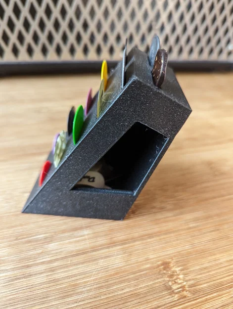 Hộp đựng plectrum (tùy chọn) có chỗ cho thumb pick - Image 3
