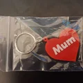 Móc Khóa Trái Tim (Heart Keyring/Keychain) - Tùy biến (tên, gia đình, v.v.) - Thumbnail 2