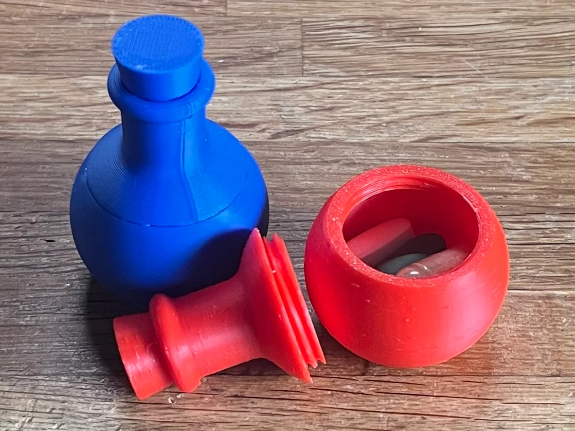 Hộp Thuốc Chai Potion Mana/Health (Pill Box) 1