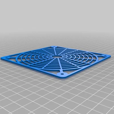 Nắp bảo vệ quạt tản nhiệt 120mm (Fan Grill Type A) - In 3D dễ dàng