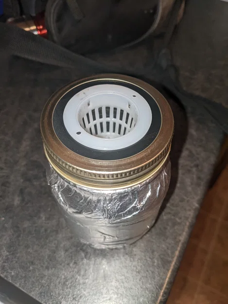 Nắp 3D Thủy Canh Cho Hũ Mason (Mason Jar Hydroponic Lid) - Image 1