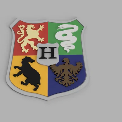 Huy Hiệu Hogwarts Cắt Lát – Không Cần MMU