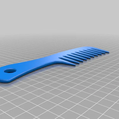 Mẫu lược chải tóc xoăn in 3D đơn giản, tiện lợi và dễ sử dụng