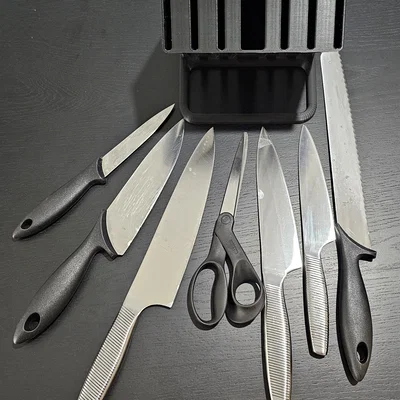 Kệ để dao (Knife stand) tối giản