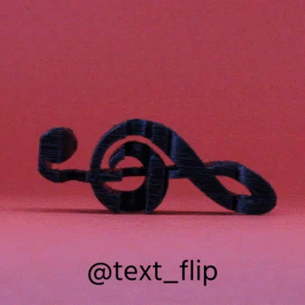 Text Flip - Music 𝄞