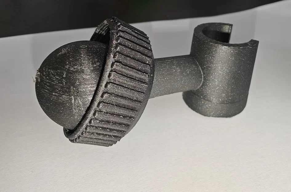 Giá đỡ đầu sen gắn tường 1 vít – khớp bi (ball joint) - Image 7