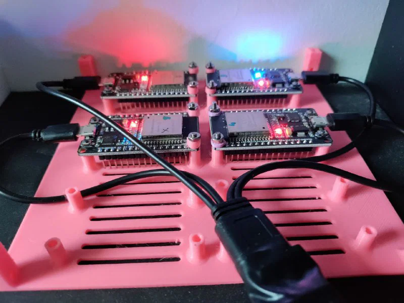 Khay Rack cho ESP32-WROOM (Rack Tray for ESP32-WROOM) - Image 1