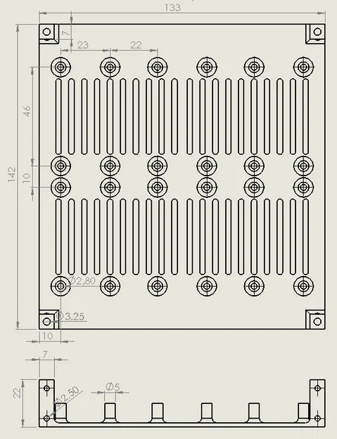 Khay Rack cho ESP32-WROOM (Rack Tray for ESP32-WROOM) - Image 2