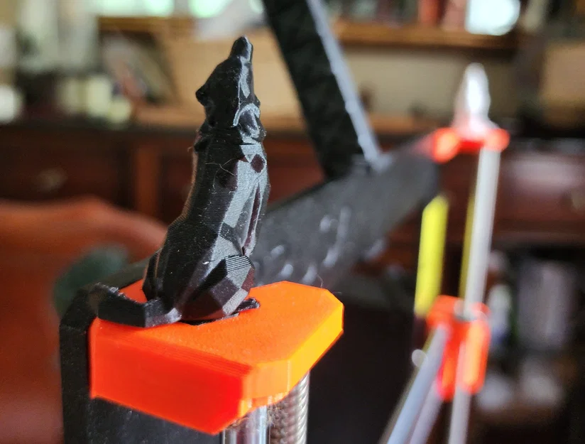 Mô hình sói trang trí trục Z cho máy in 3D Prusa MK3 (Low Poly) - Image 2