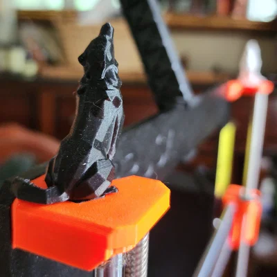 Mô hình sói trang trí trục Z cho máy in 3D Prusa MK3 (Low Poly)