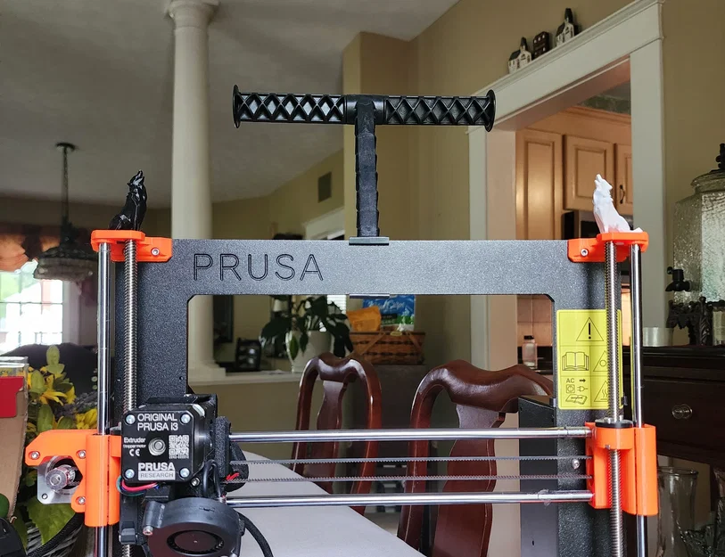 Mô hình sói trang trí trục Z cho máy in 3D Prusa MK3 (Low Poly) - Image 3