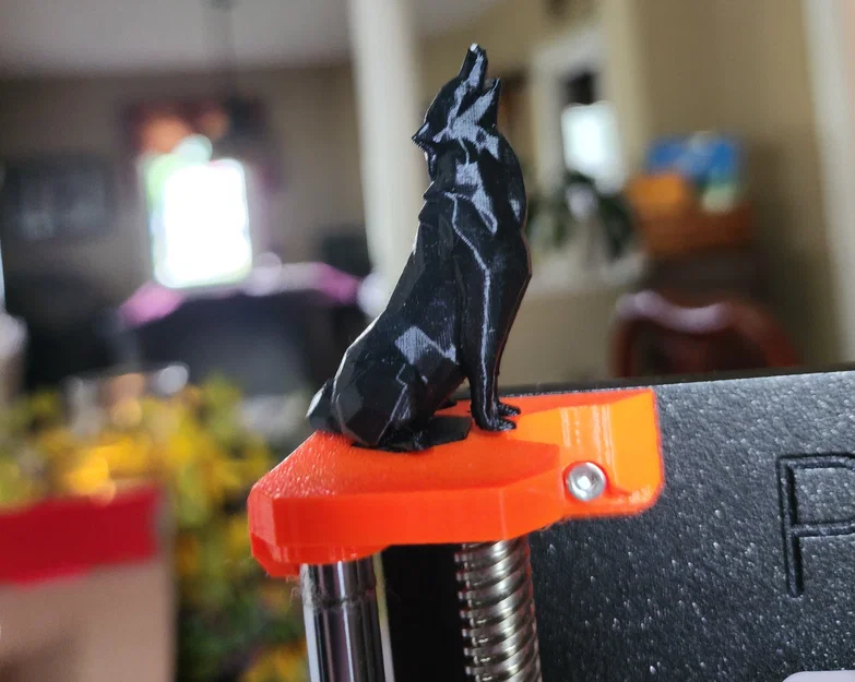 Mô hình sói trang trí trục Z cho máy in 3D Prusa MK3 (Low Poly) - Image 4