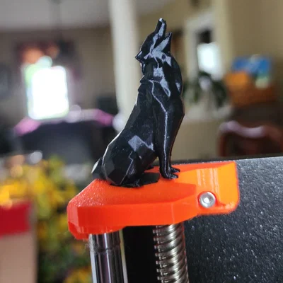 Mô hình sói trang trí trục Z cho máy in 3D Prusa MK3 (Low Poly)
