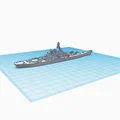 Mô hình tàu chiến (Battleship) - File in 3D chi tiết - Thumbnail 2