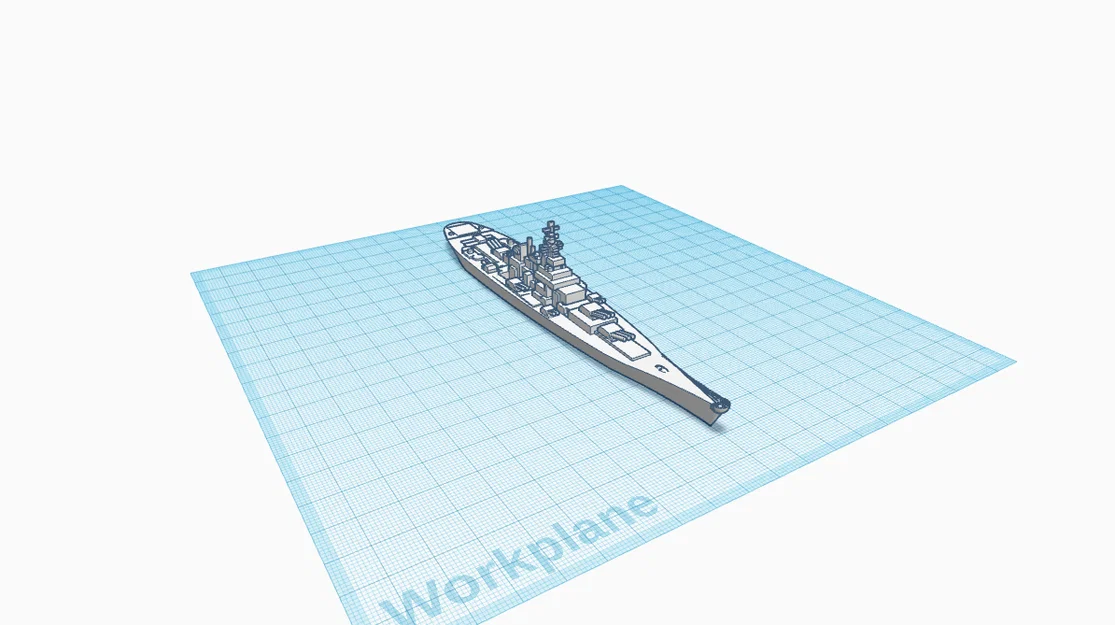 Mô hình tàu chiến (Battleship) - File in 3D chi tiết - Image 3