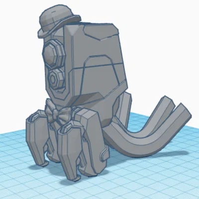 Mô hình 3D Lloyd - Bartender đáng yêu từ game Deep Rock Galactic