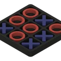 Bộ trò chơi cờ ca-rô (Tic Tac Toe) 3D thiết kế tối giản, dễ in - Thumbnail 1