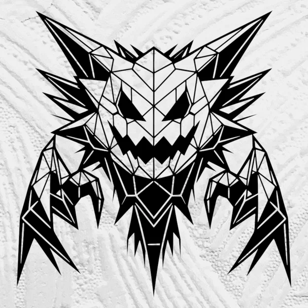 Haunter Low Poly Hình Học - Image 1