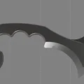 Mô hình dao huấn luyện Hammerhead Kerambit 10 (Kerambit Trainer) - Thumbnail 1
