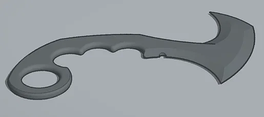 Mô hình dao huấn luyện Hammerhead Kerambit 10 (Kerambit Trainer) - Image 2