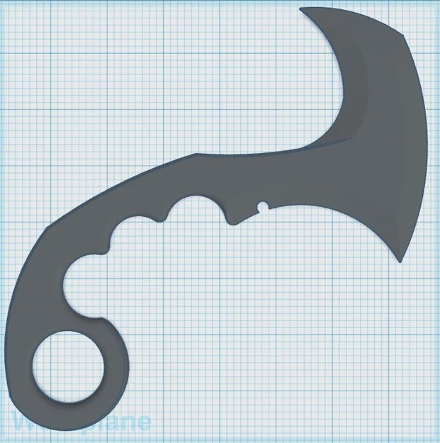 Mô hình dao huấn luyện Hammerhead Kerambit 10 (Kerambit Trainer) - Image 3