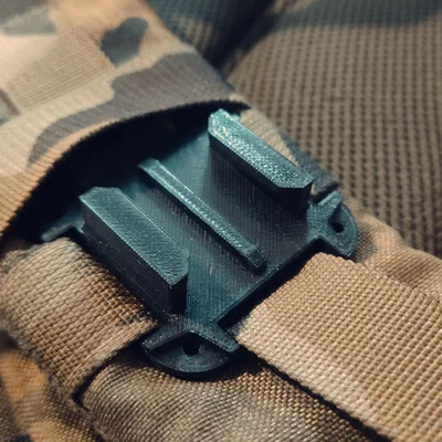 Giá đỡ GoPro gắn hệ thống MOLLE cho ba lô, túi chiến thuật