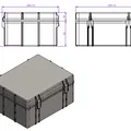 Rugged box remix – Hộp rugged bo fillet, đổi vít M3x20 kèm file SolidWorks - Thumbnail 3