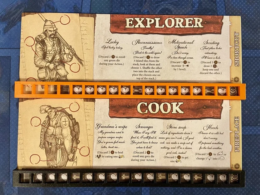 Robinson Crusoe Health Tracker - Universal (Bộ giữ cube máu đa dụng) - Image 1