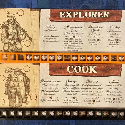 Robinson Crusoe Health Tracker - Universal (Bộ giữ cube máu đa dụng)