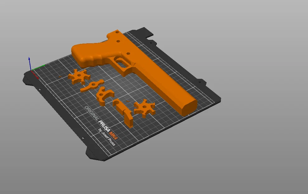 Mô hình súng bắn dây thun 3D giải trí cực vui nhộn - Image 1