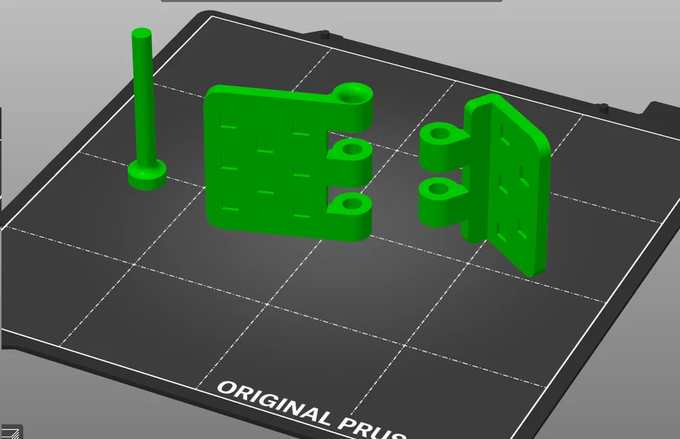 Mẫu bản lề đơn giản có chốt khóa cho các dự án in 3D - Image 1