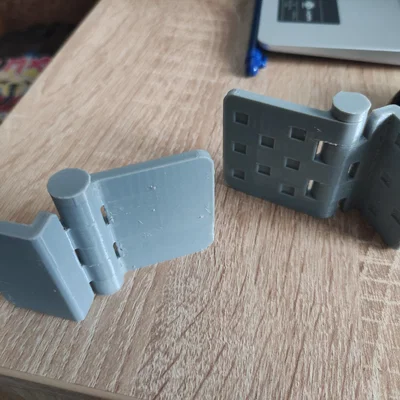Mẫu bản lề đơn giản có chốt khóa cho các dự án in 3D