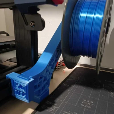 Giá treo cuộn nhựa bên hông cho Anycubic Kobra 2 Neo tiện dụng